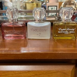 Three English Laundry perfumes